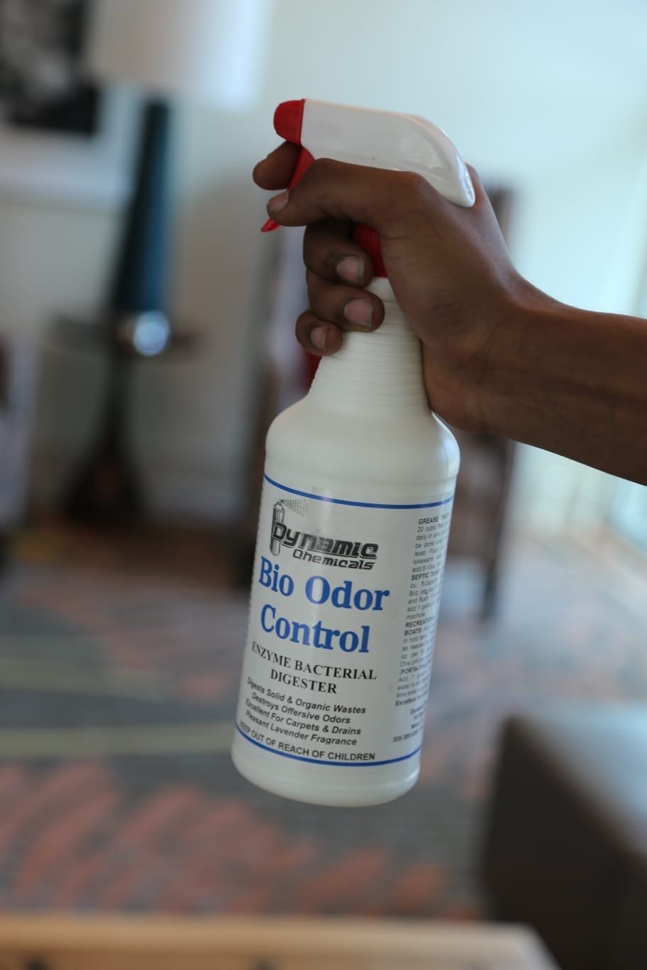 Bio Odor Control Lavender with Enzymatic Action for Pet and Restroom Urine Odors & Carpet Stains