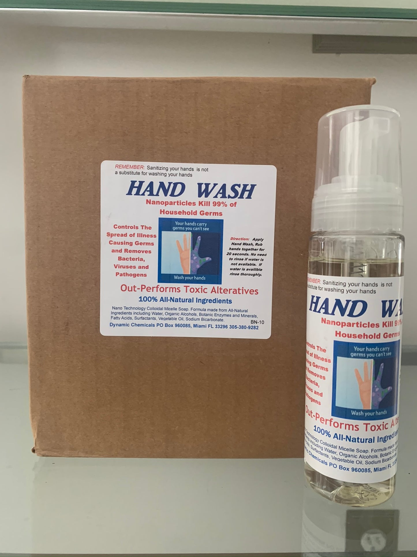 HAND WASH, 8oz. FOAM PUMP