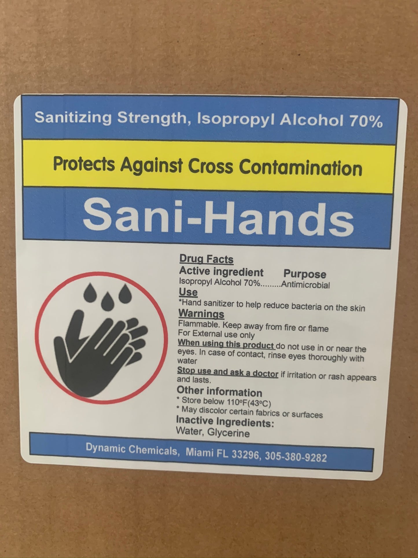 SANI-HANDS HAND SANITIZER 70% ALCOHOL, 8oz. SPRAY BOTTLES